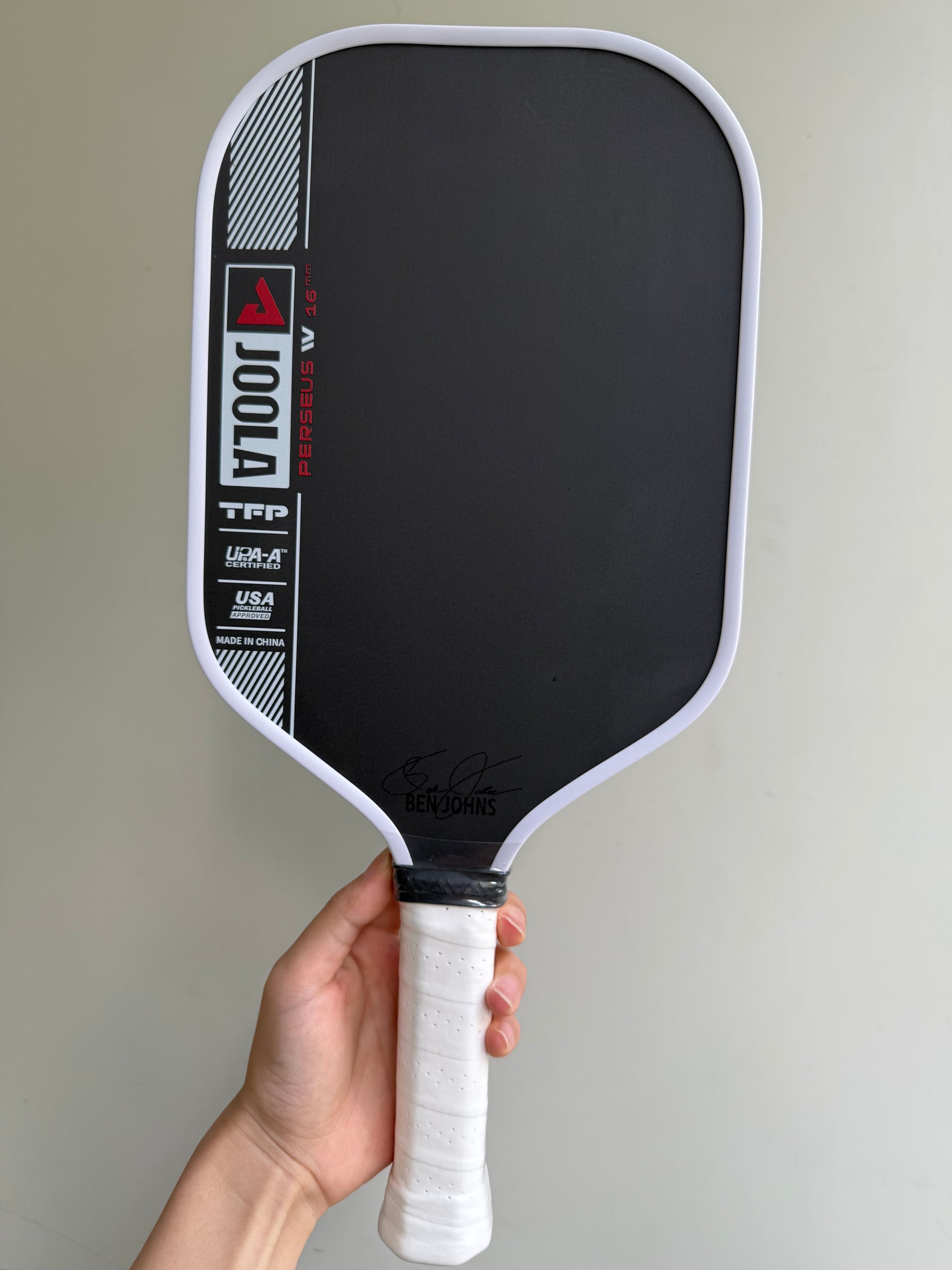 JOOLA BEN JOHNS PERSEUS PRO IV 16MM Pickleball Paddles T700 Carbon Fiber Increased Power Feel Fully Encased Sweet Spot