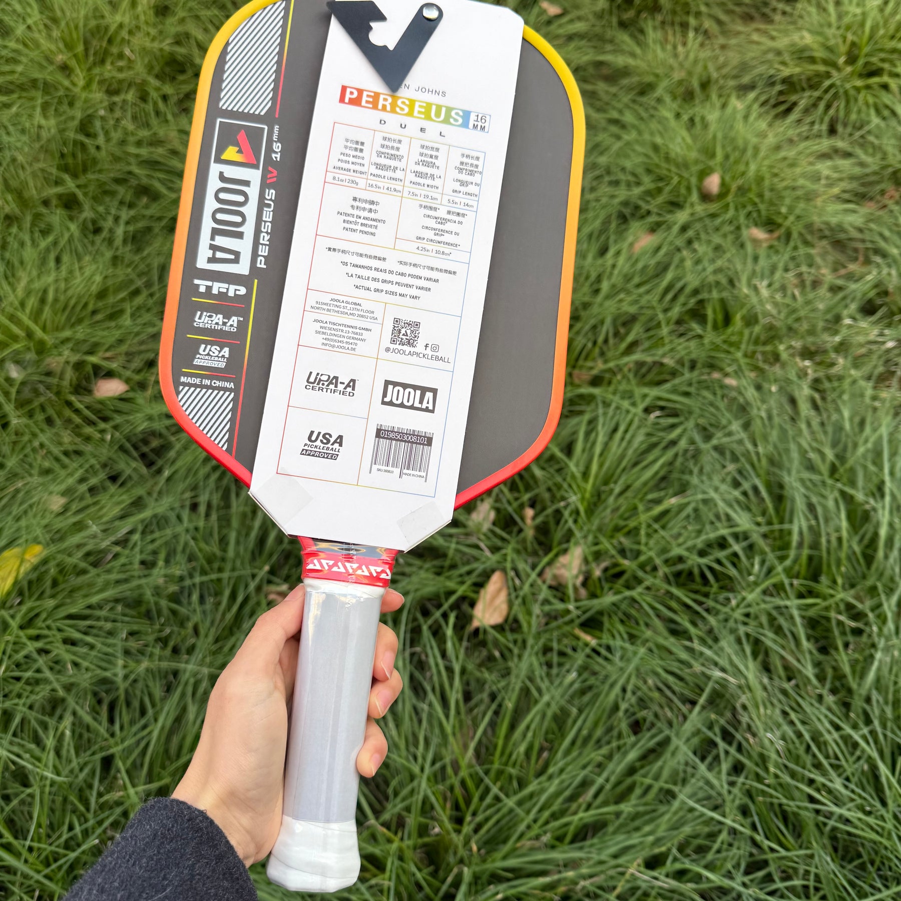 JOOLA Summer European New Product, Ben Johns Same Style, 16mm Carbon Fiber Material, UPA Certified Professional Competition Grade Pick Racet from the United States.