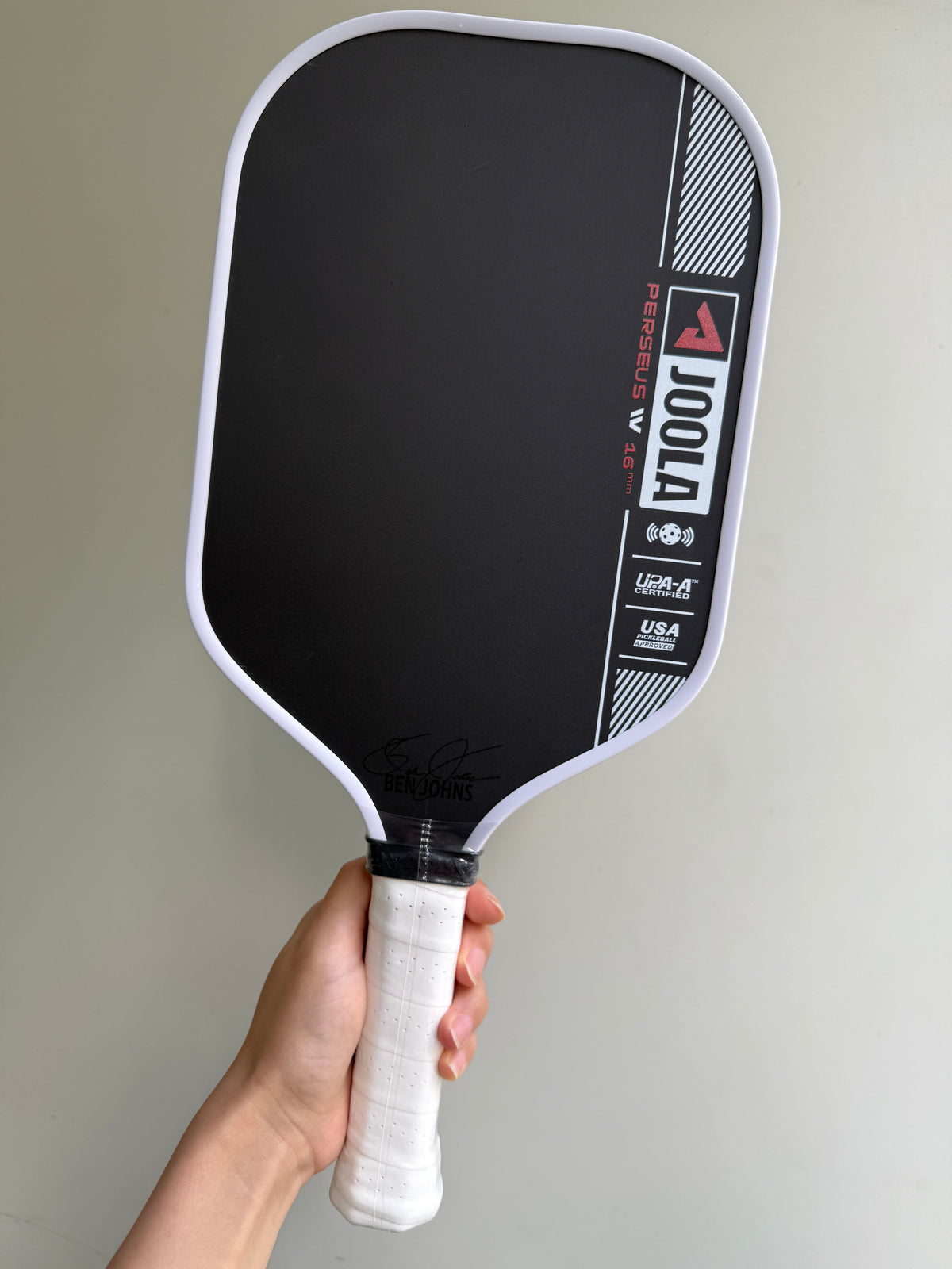 JOOLA BEN JOHNS PERSEUS PRO IV 16MM Pickleball Paddles T700 Carbon Fiber Increased Power Feel Fully Encased Sweet Spot