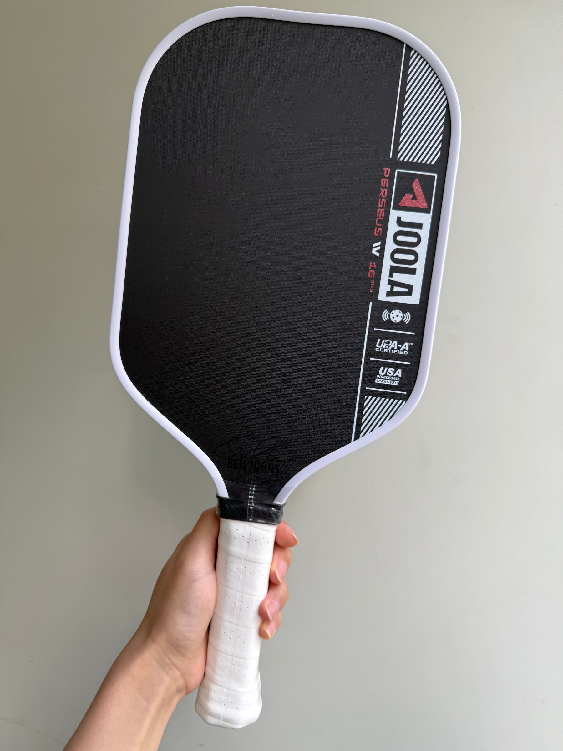 JOOLA BEN JOHNS PERSEUS PRO IV 16MM Pickleball Paddles T700 Carbon Fiber Increased Power Feel Fully Encased Sweet Spot