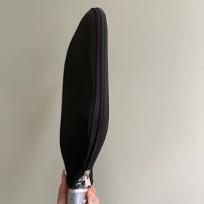 JOOLA Pick Racquet Cover Basic Anti Collision with Zipper Black High Elasticity Simple Protective Cover