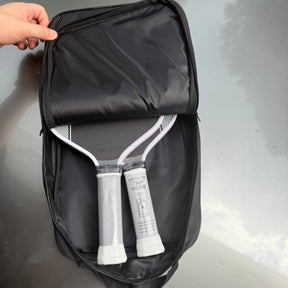 JOOLA Pick Racquet Cover Basic Anti Collision with Zipper Black High Elasticity Simple Protective Cover