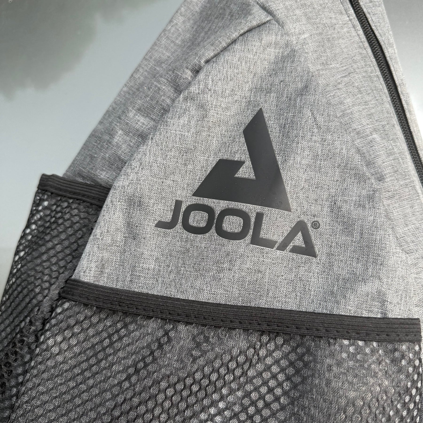 JOOLA Pick Racquet Cover Basic Anti Collision with Zipper Black High Elasticity Simple Protective Cover