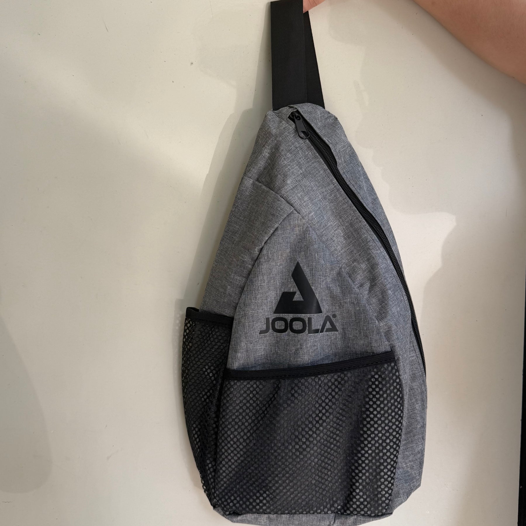 JOOLA Pick Racquet Cover Basic Anti Collision with Zipper Black High Elasticity Simple Protective Cover