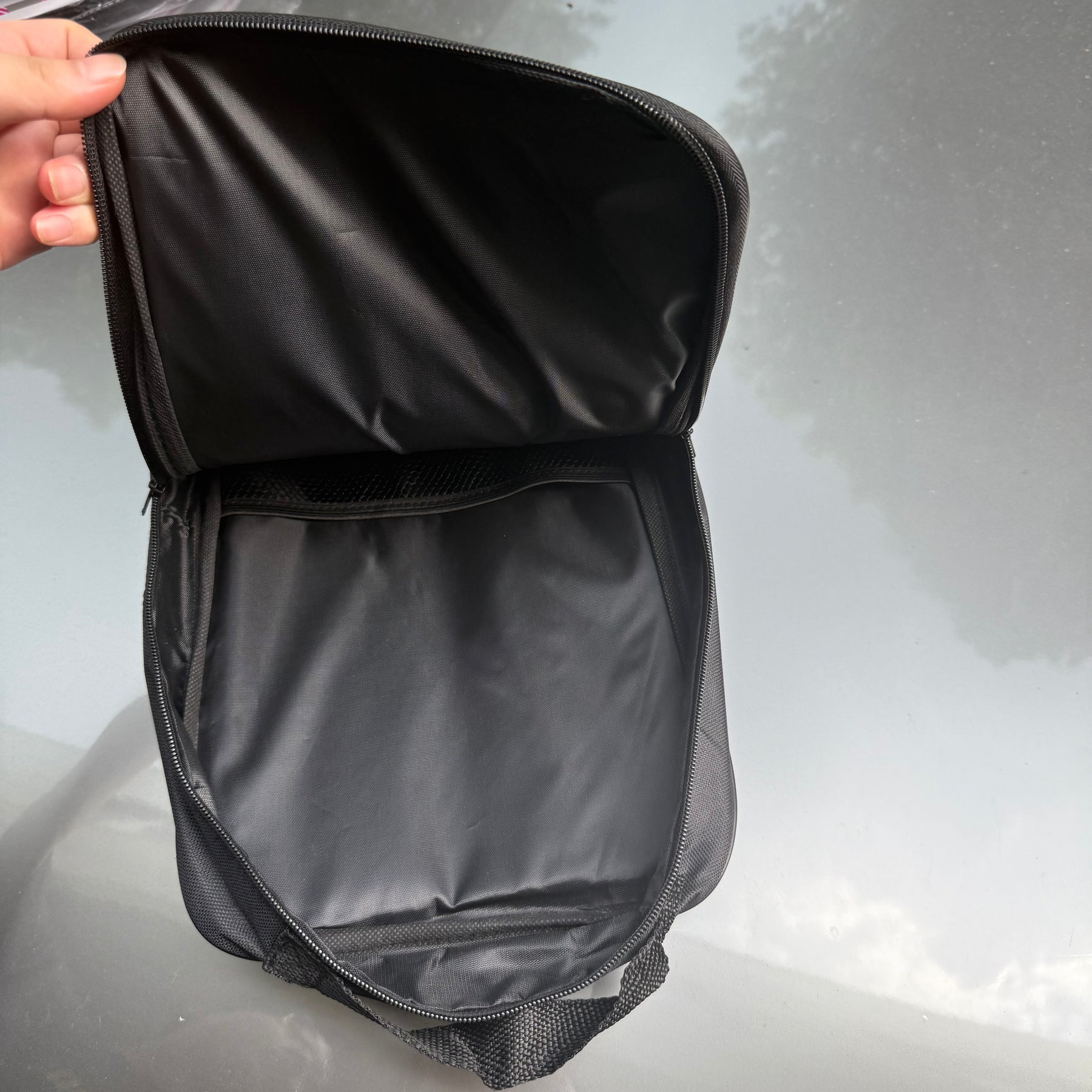 JOOLA Pick Racquet Cover Basic Anti Collision with Zipper Black High Elasticity Simple Protective Cover