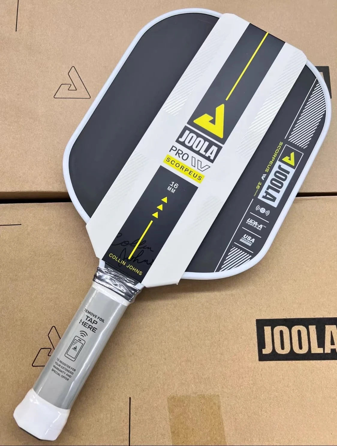JOOLA BEN JOHNS PERSEUS PRO IV 16MM Pickleball Paddles T700 Carbon Fiber Increased Power Feel Fully Encased Sweet Spot